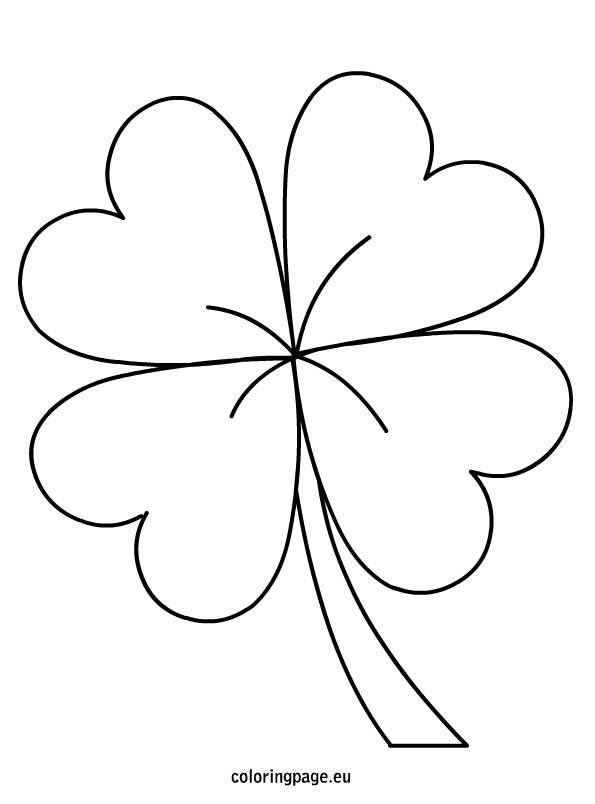 Coloring Pages Of Four Leaf Clover 15