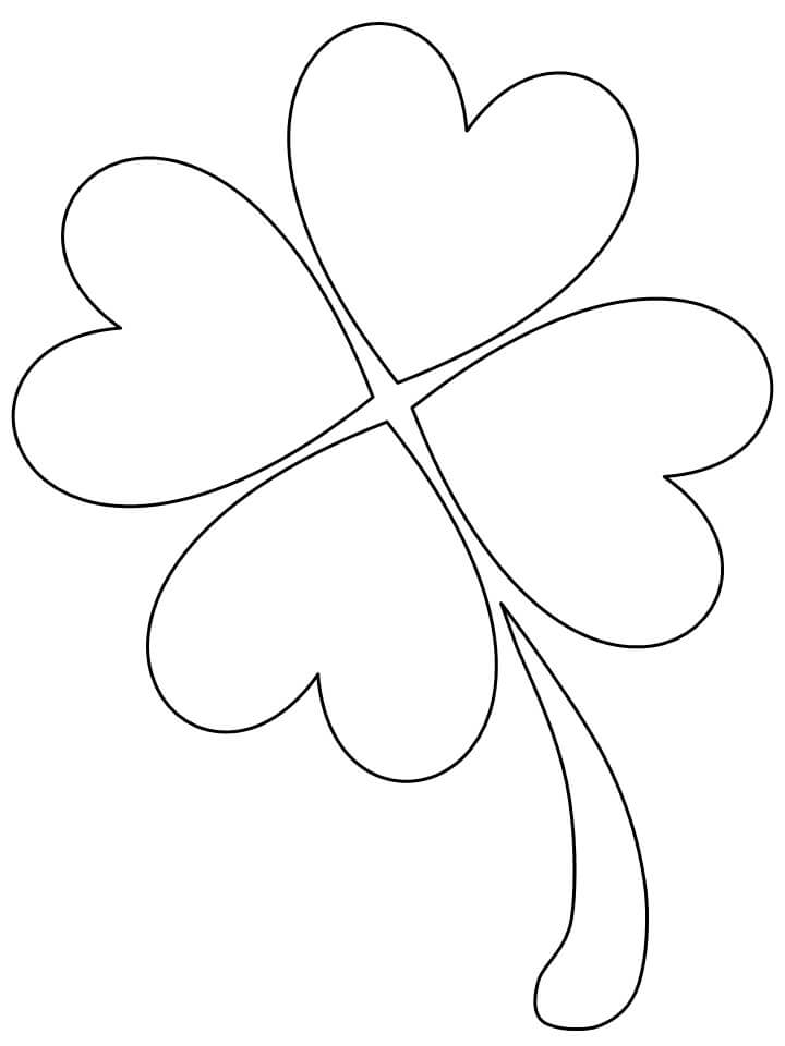 Coloring Pages Of Four Leaf Clover 18