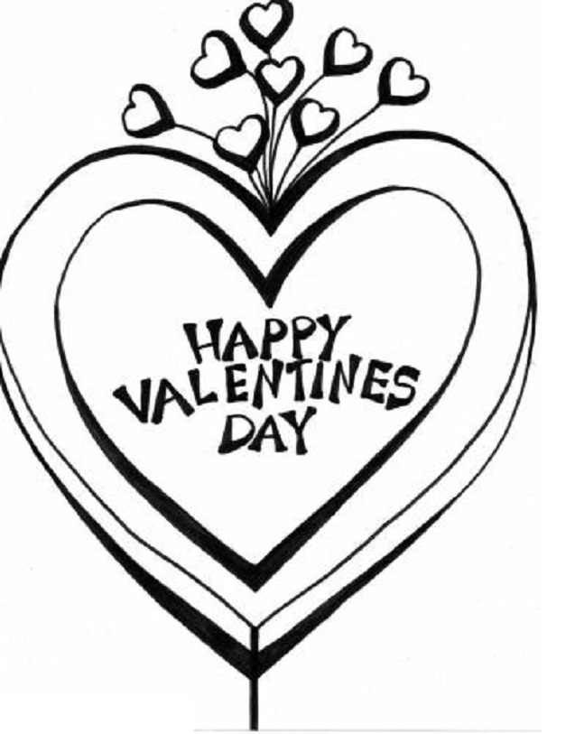 Coloring Sheets Valentines Day 12