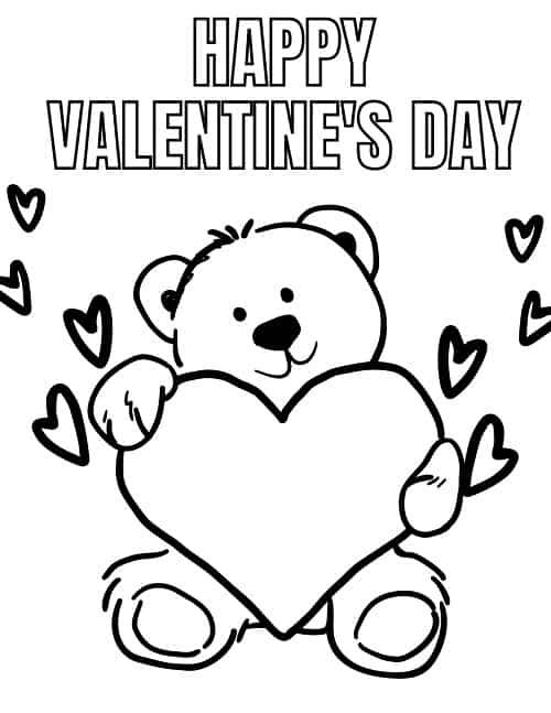 Coloring Sheets Valentines Day 20