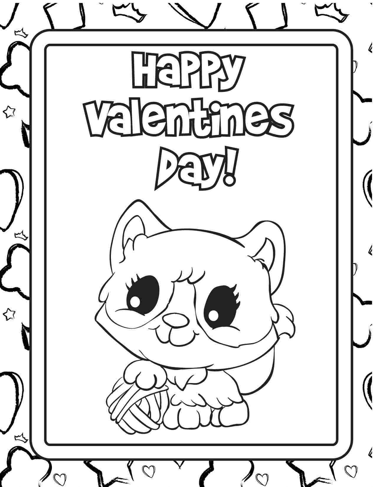 Coloring Sheets Valentines Day 51