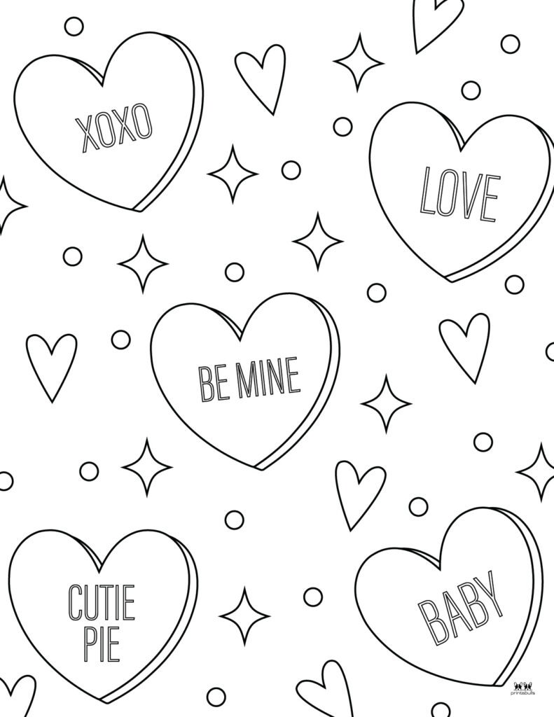 Coloring Sheets Valentines Day 52