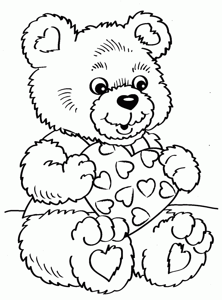 Coloring Sheets Valentines Day 55