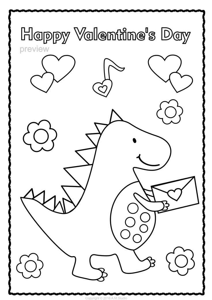 Coloring Sheets Valentines Day 57