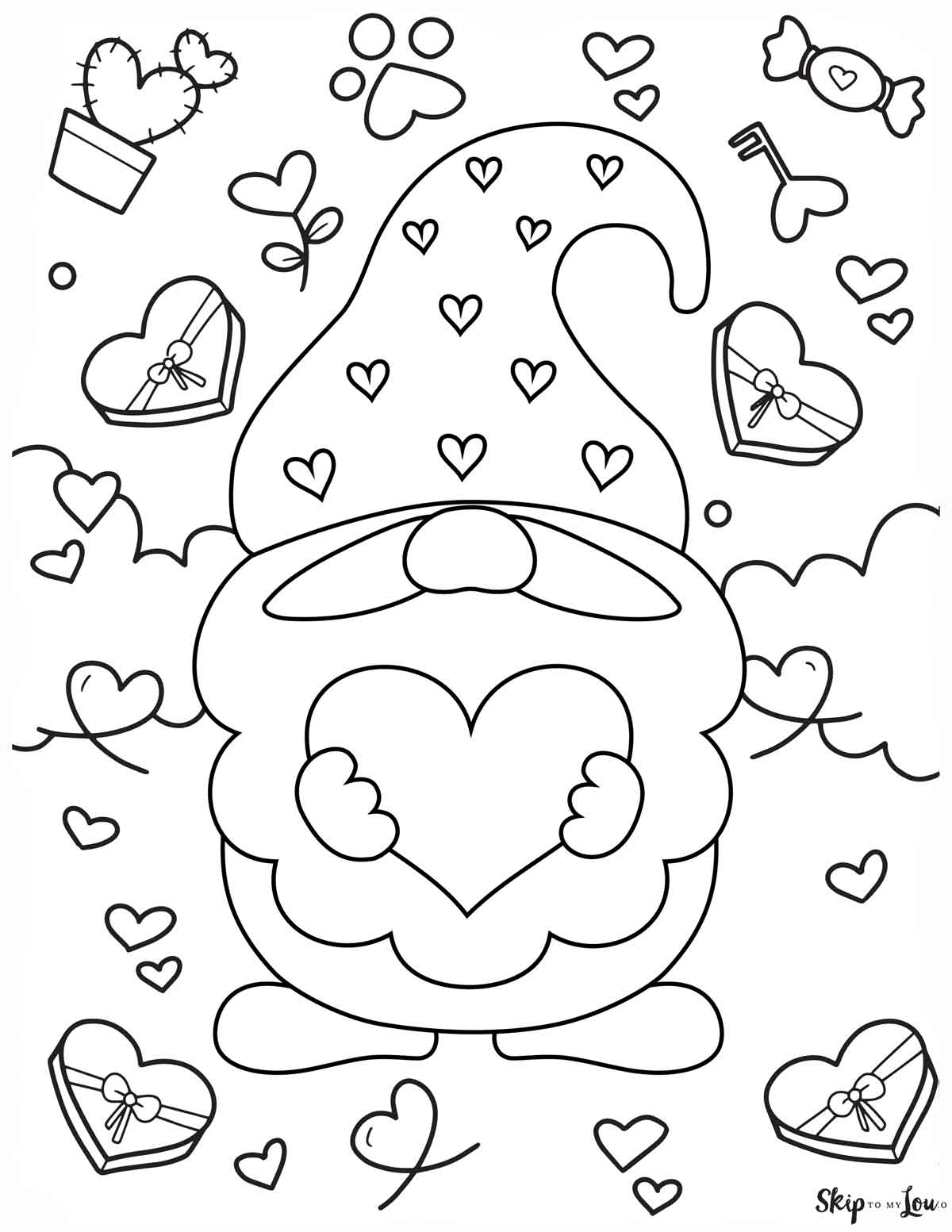 Coloring Sheets Valentines Day 59