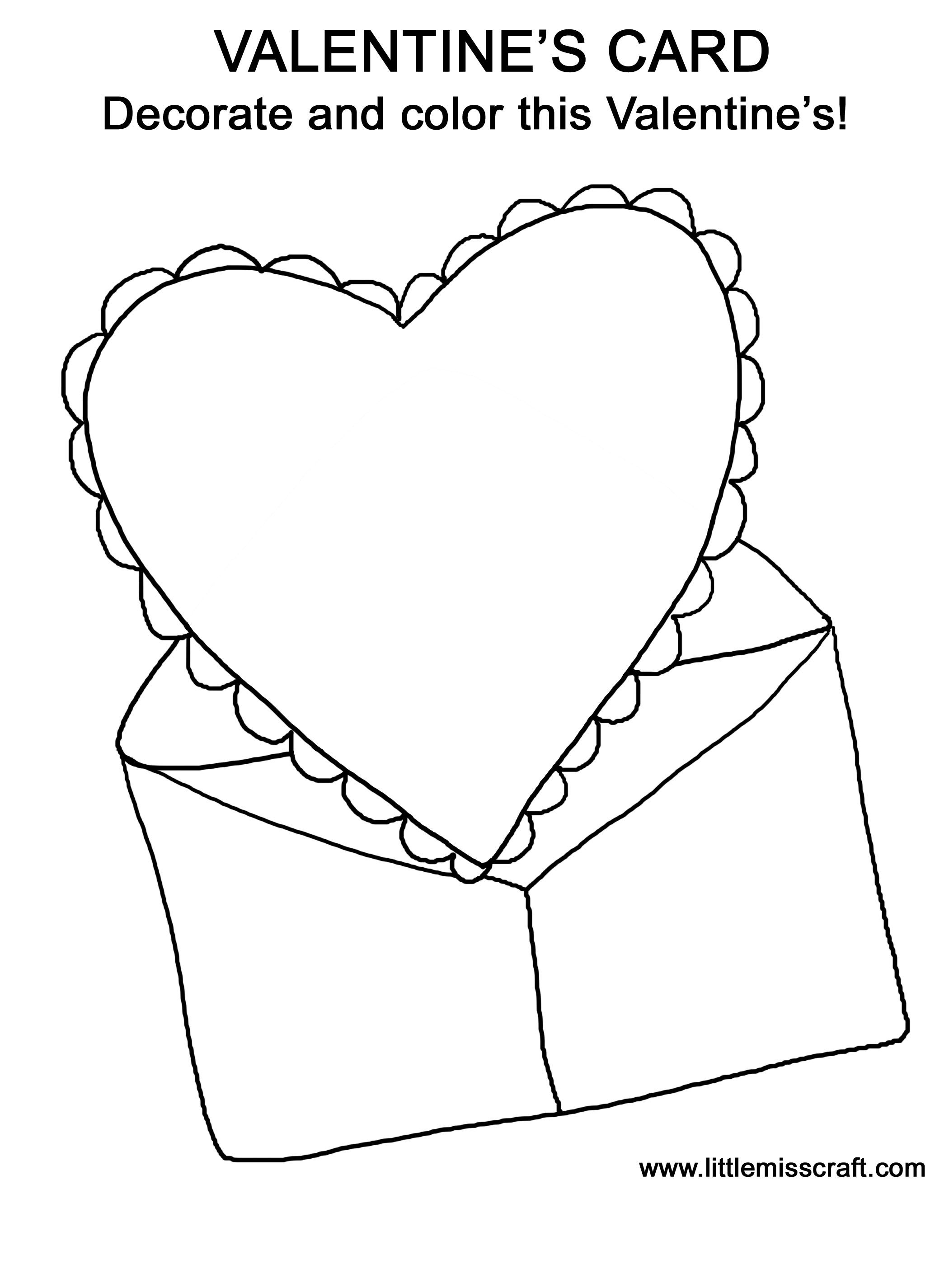 Coloring Sheets Valentines Day 83