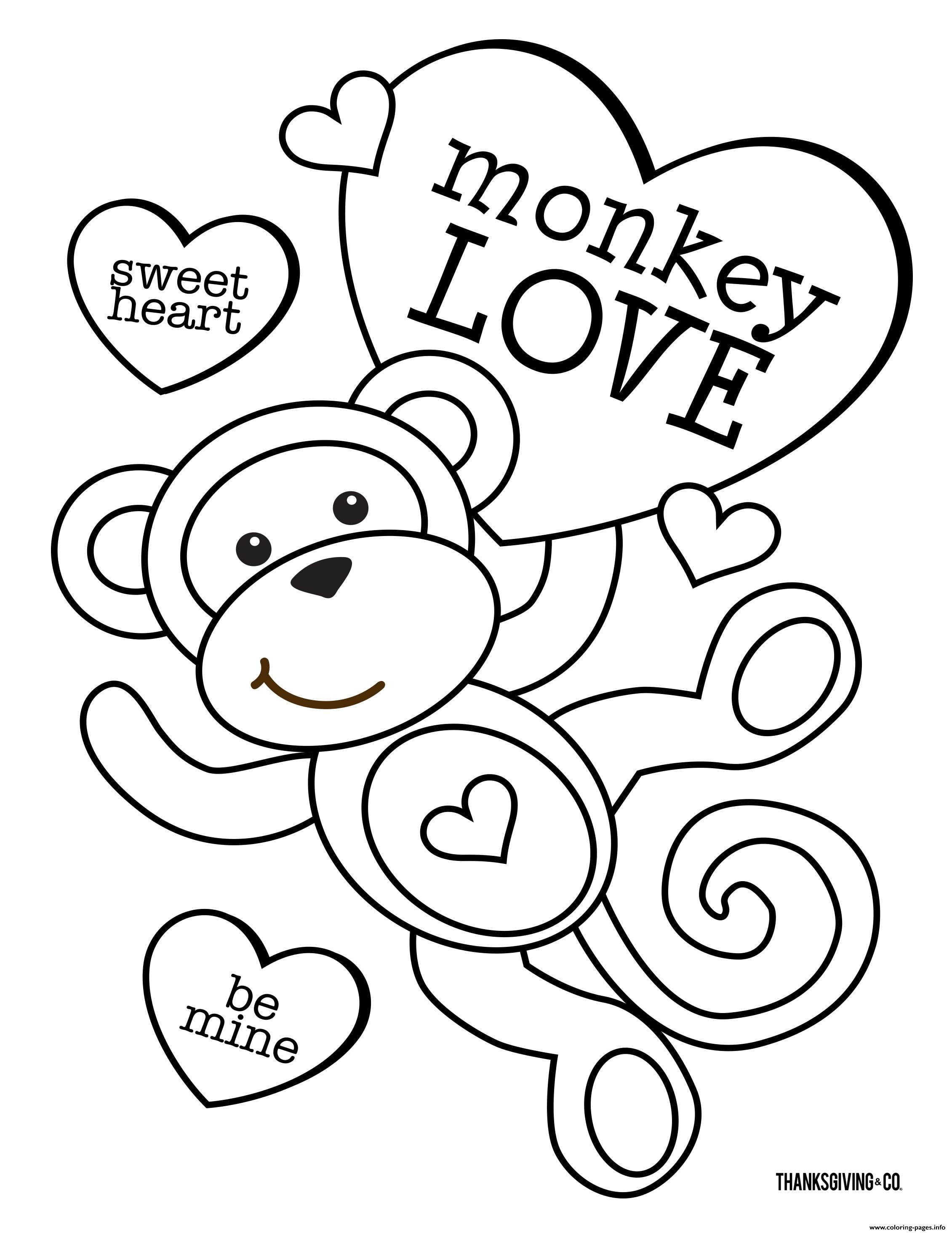 Coloring Sheets Valentines Day 87