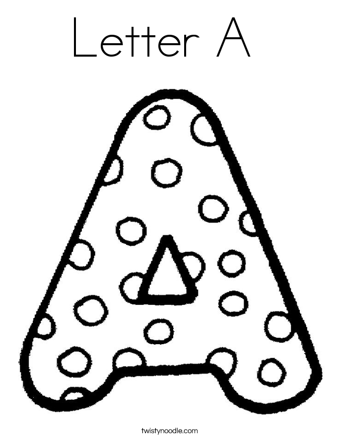 Letters Coloring Page 32