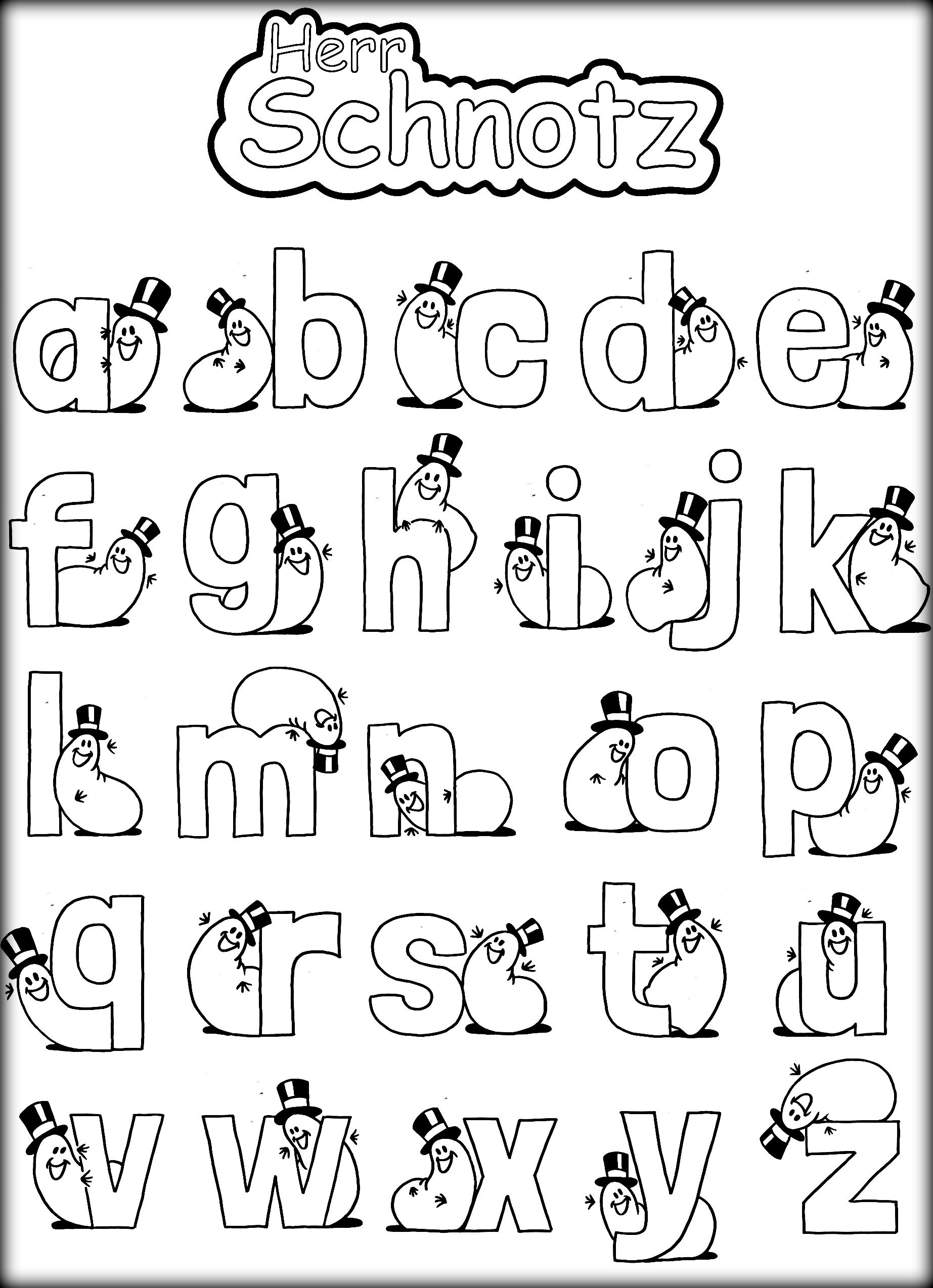 Letters Coloring Page 34