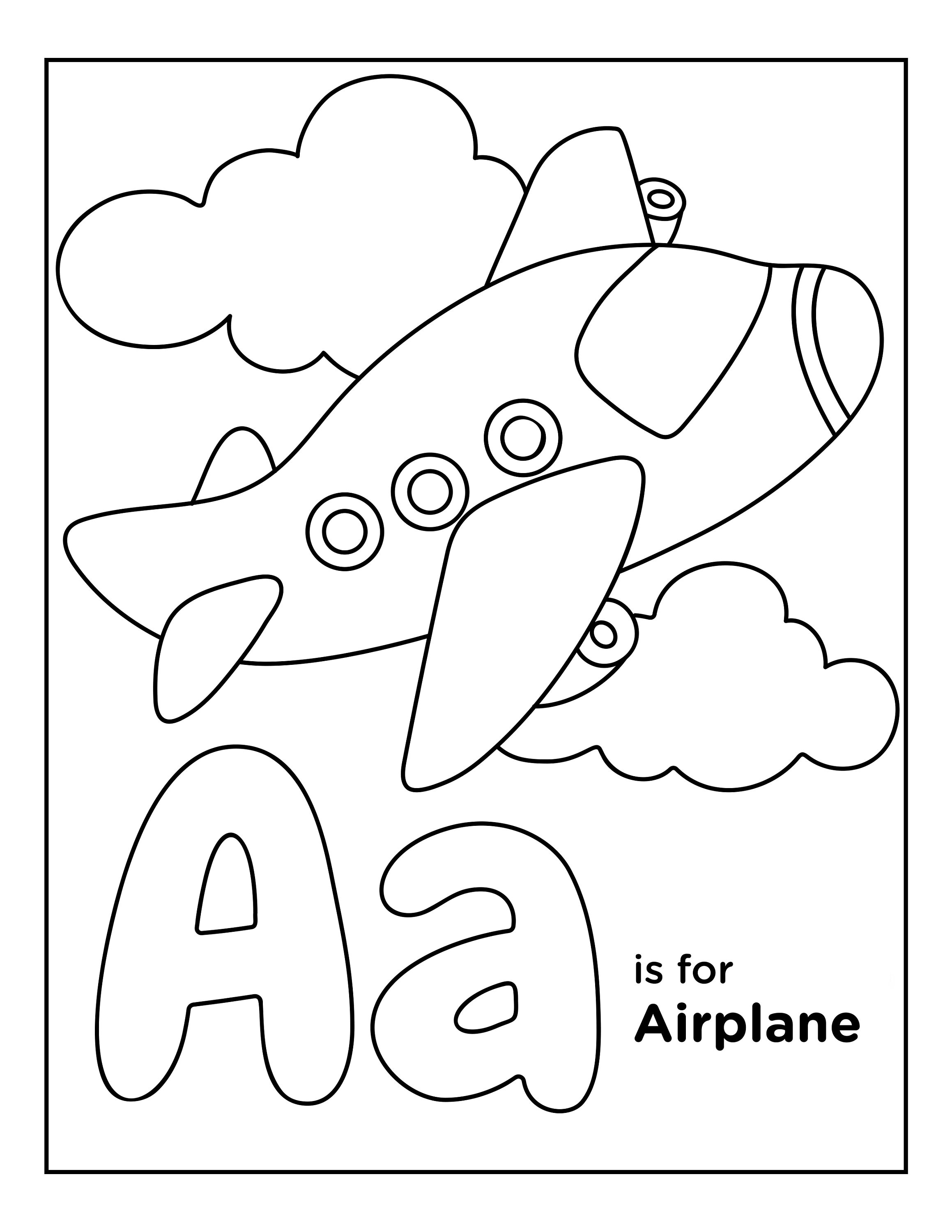 Letters Coloring Page 35