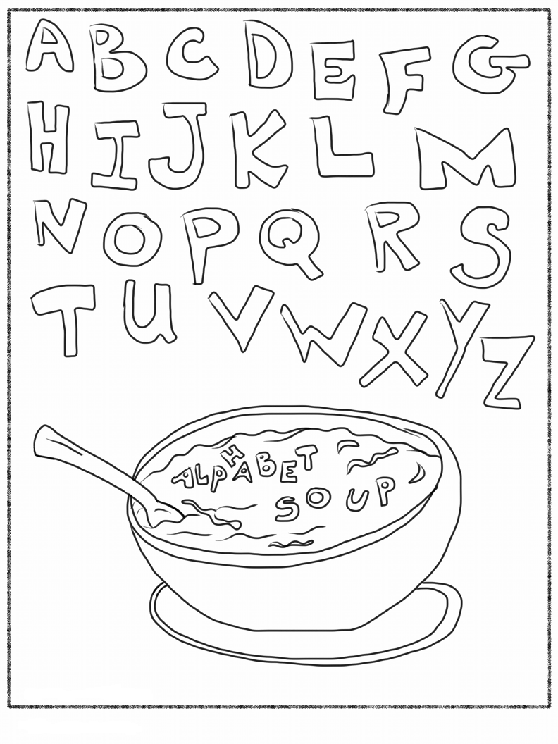 Letters Coloring Page 38