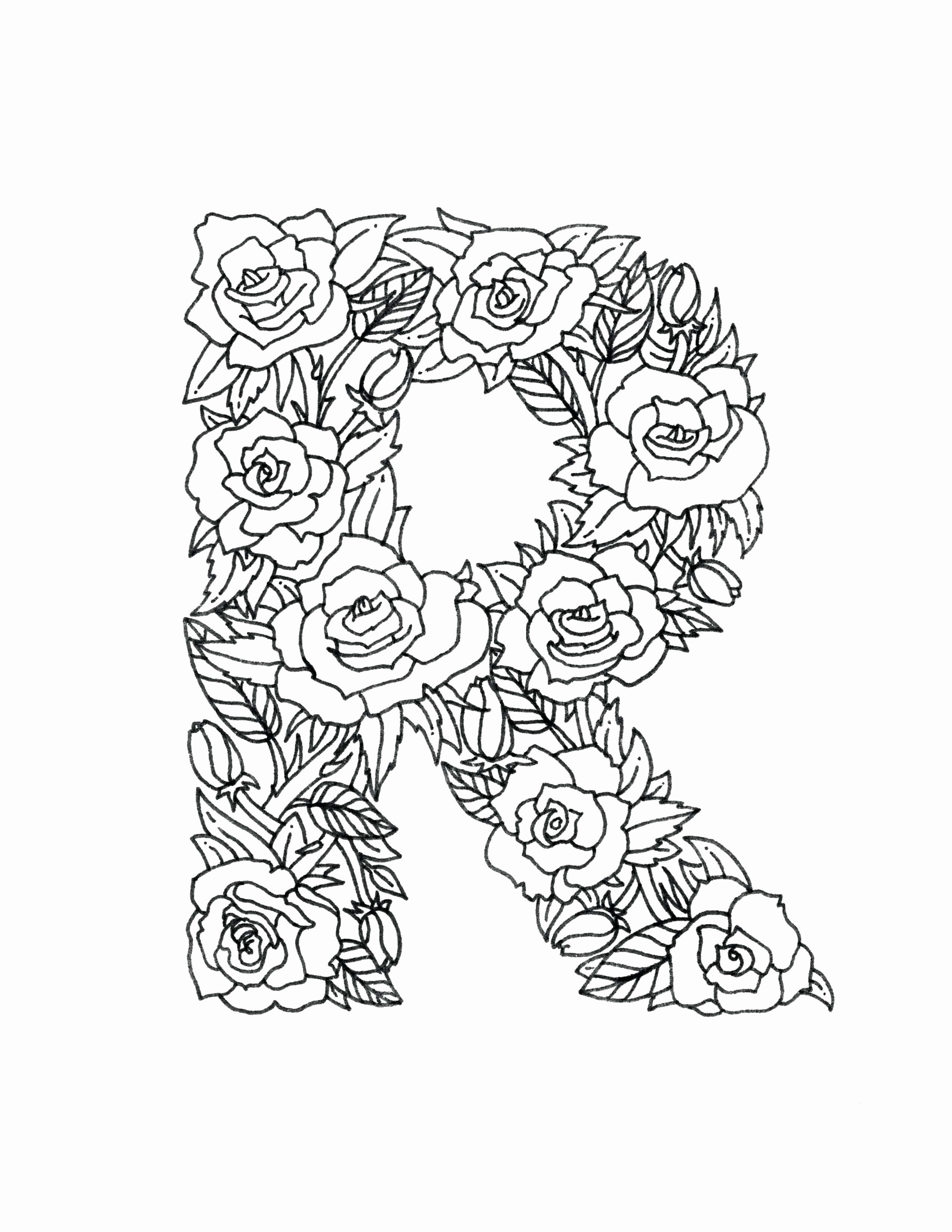 Letters Coloring Page 58