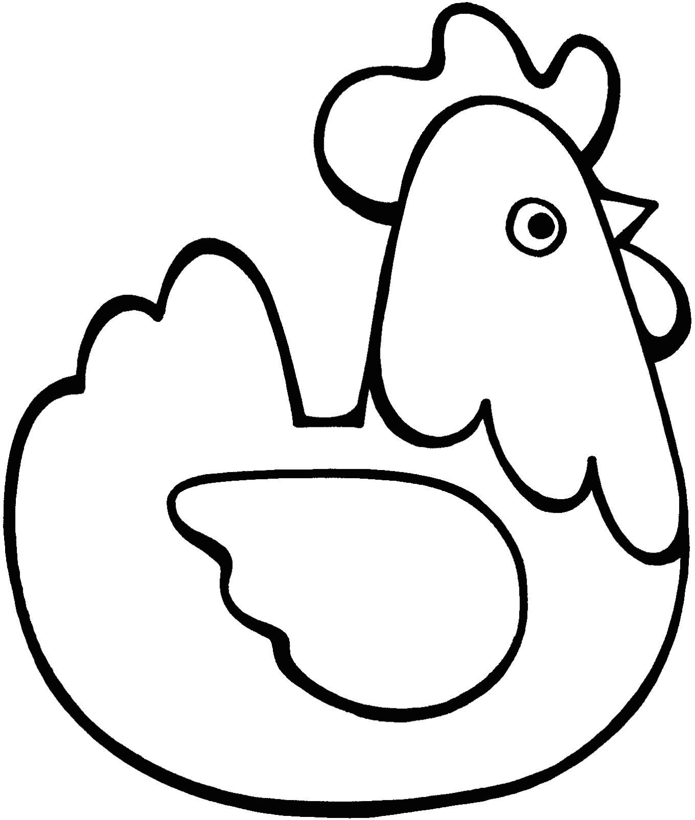 50 Coloring Pages Chicken 18