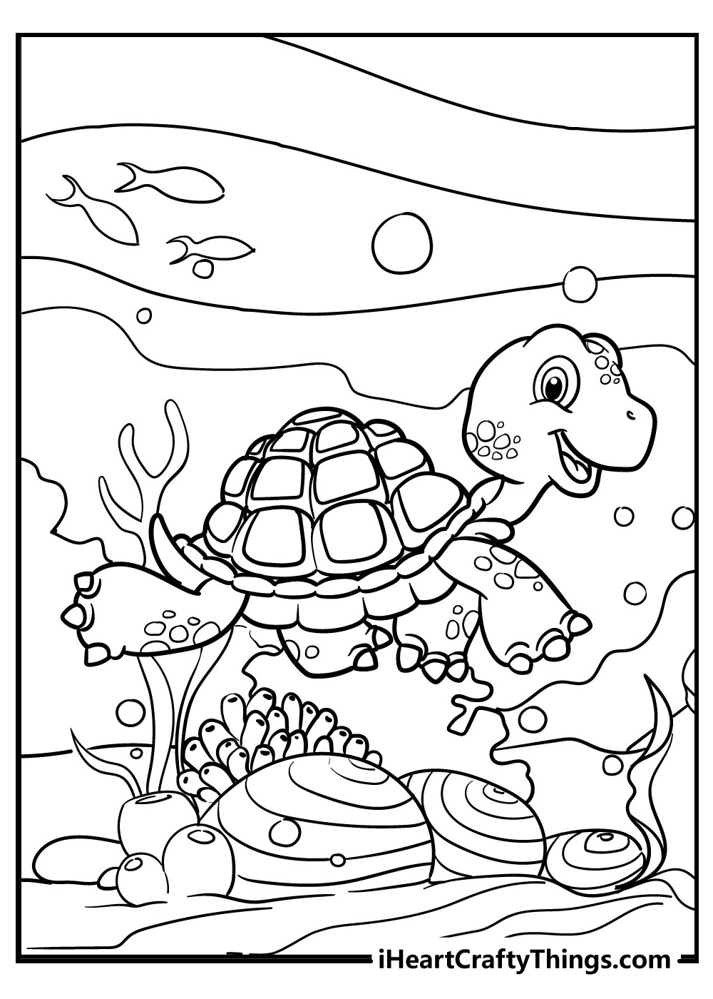 55 Free Turtle Coloring Pages 19