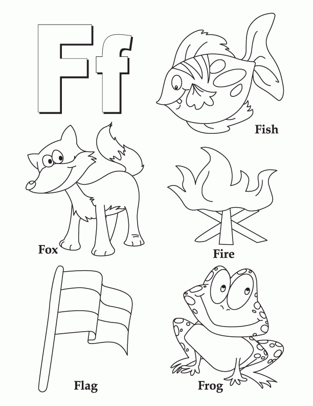 55 Letter F Coloring Pages 11