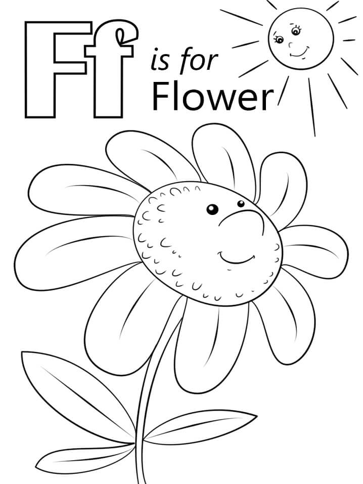 55 Letter F Coloring Pages 13