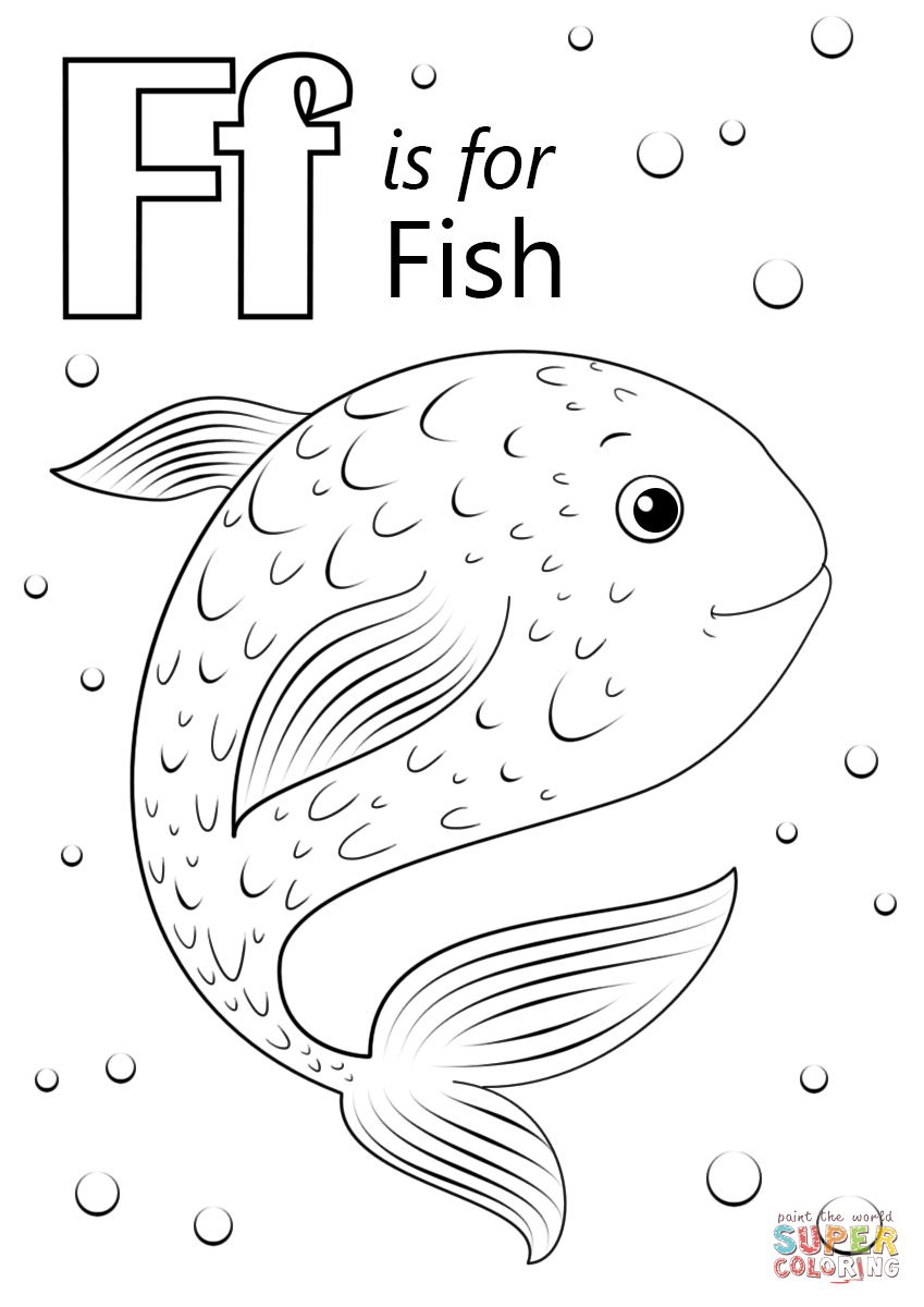 55 Letter F Coloring Pages 26