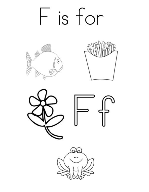 55 Letter F Coloring Pages 27