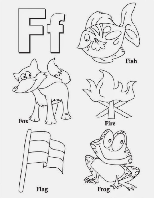 55 Letter F Coloring Pages 34