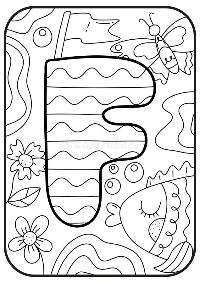 55 Letter F Coloring Pages 35