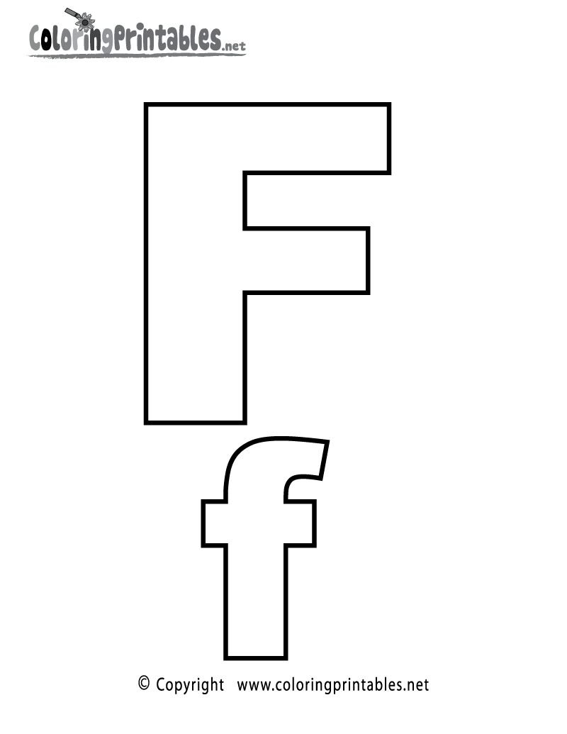 55 Letter F Coloring Pages 41