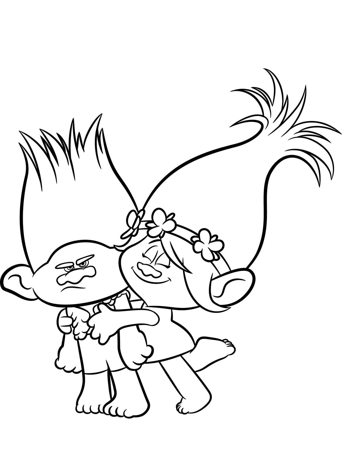 55 Troll Coloring Page 24