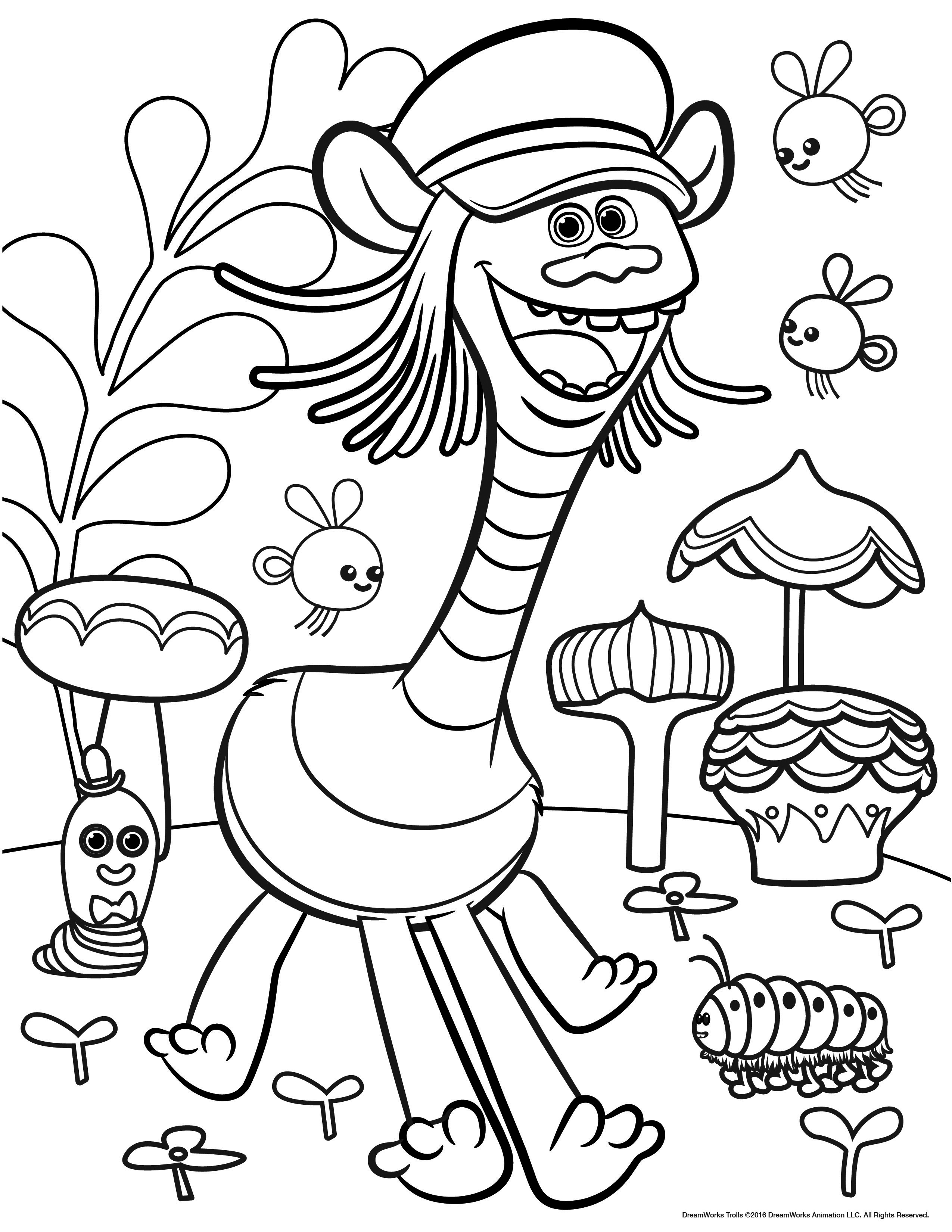 55 Troll Coloring Page 26