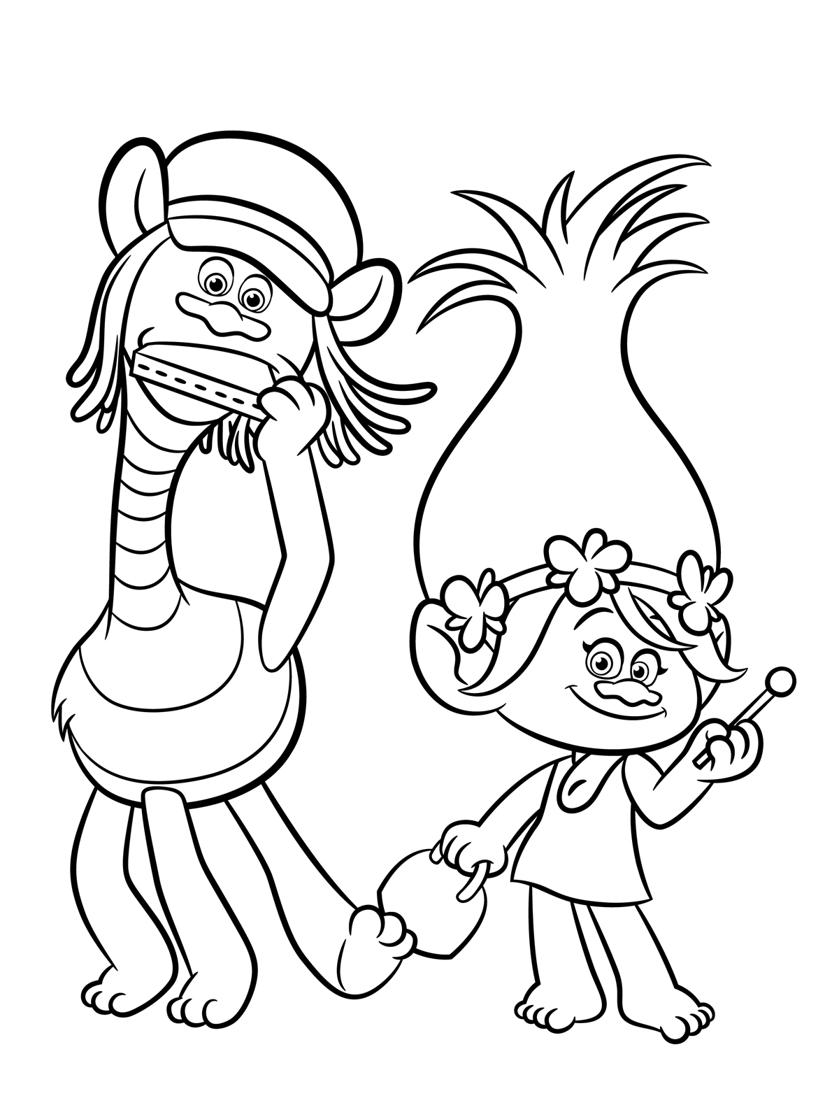 55 Troll Coloring Page 28