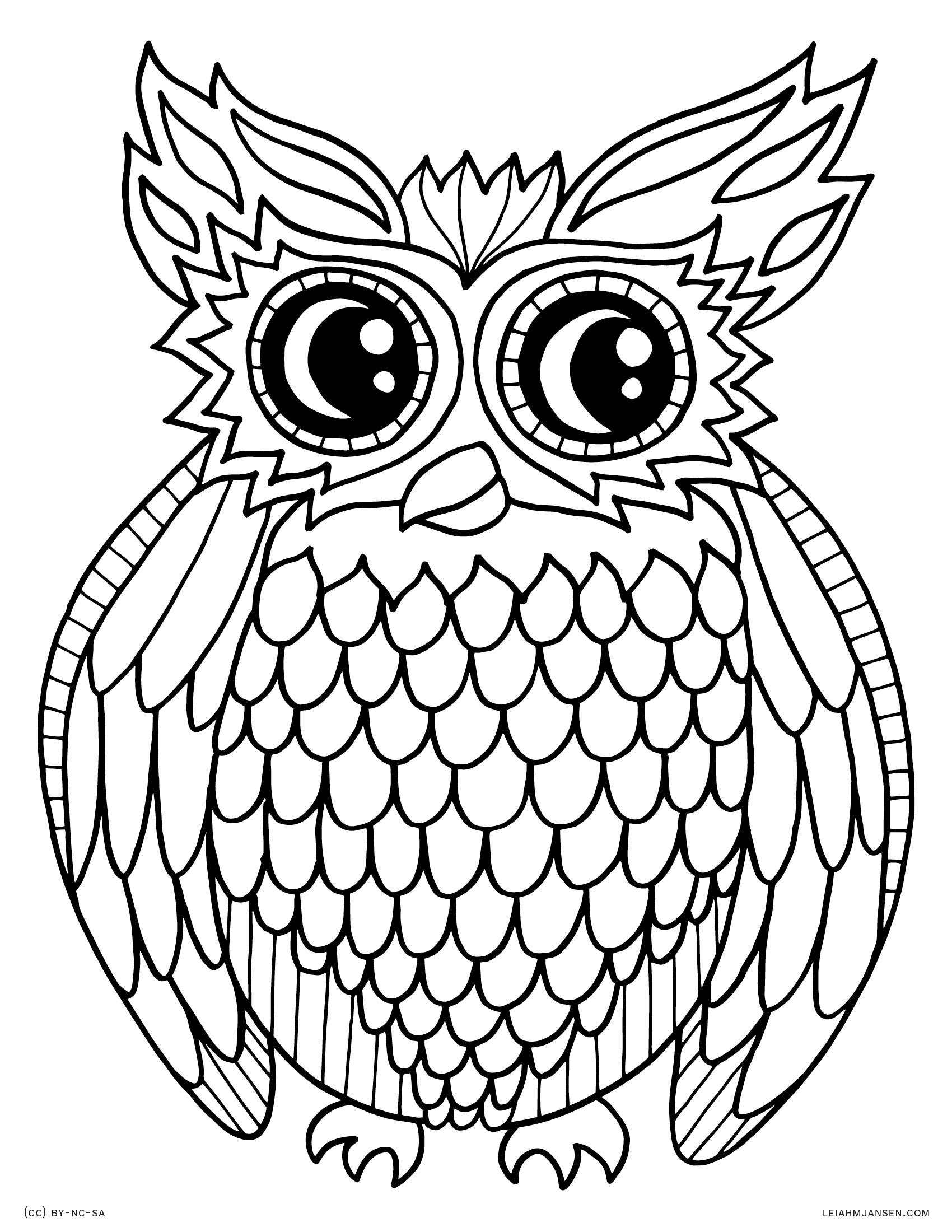 60 Printable Animal Coloring Sheets For Adults 30