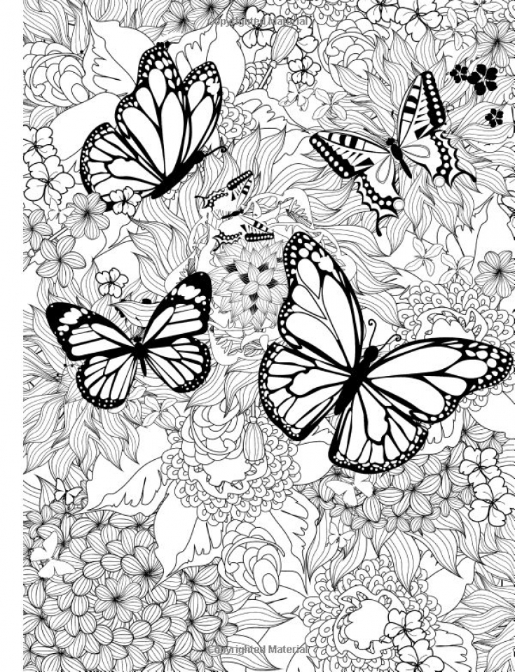 60 Printable Butterfly Coloring Picture 36