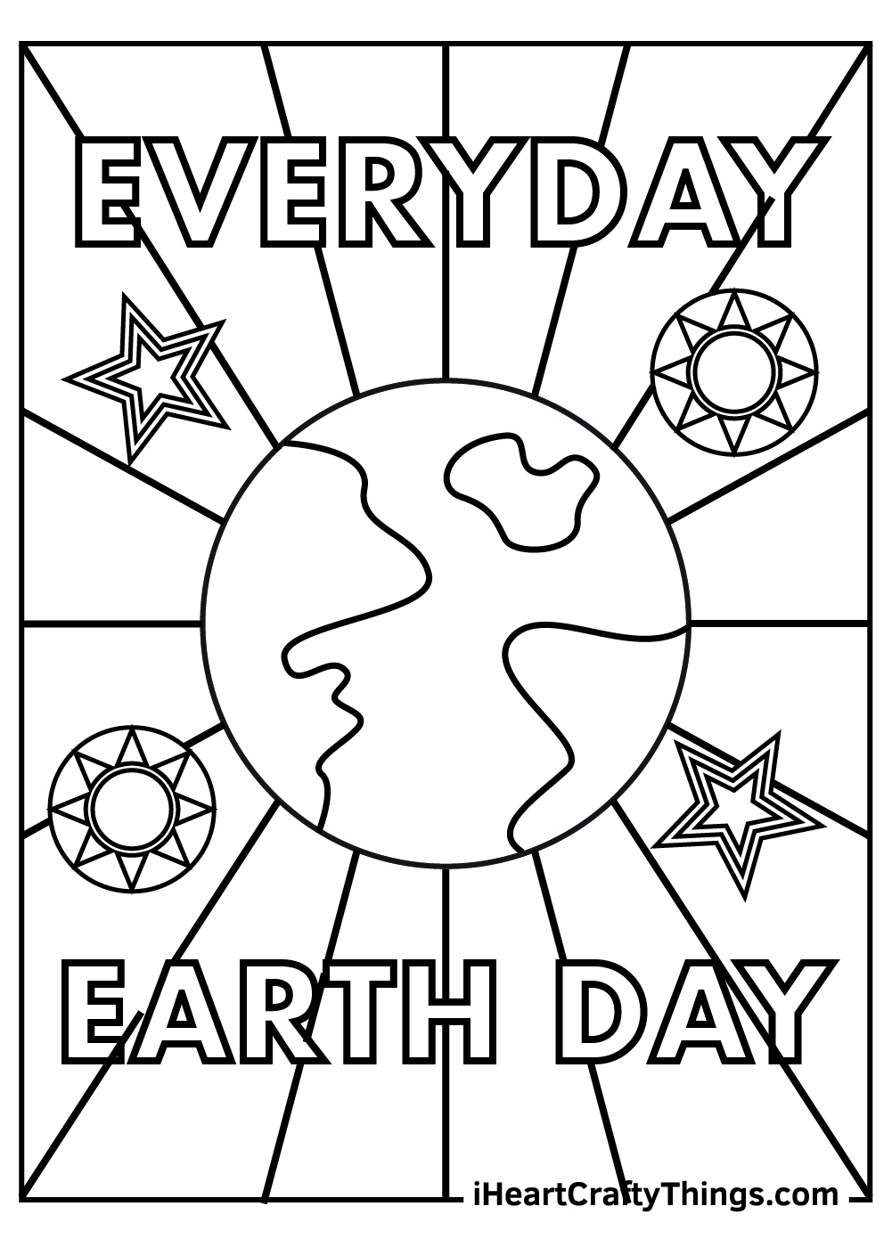 60 Printable Coloring Pages Earth Day 37