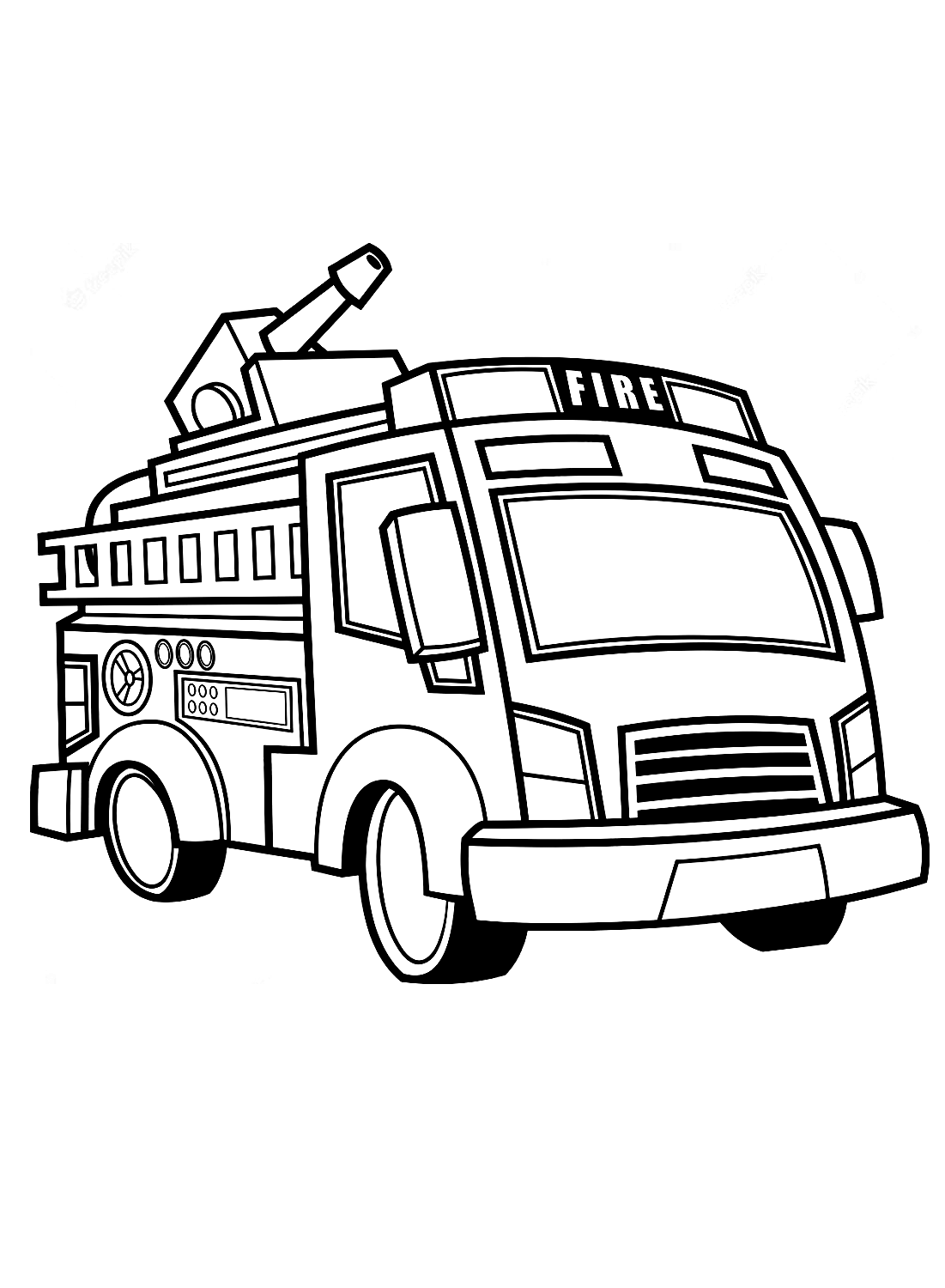 Get 85 Free Fire Truck Coloring Pages Ideas 26