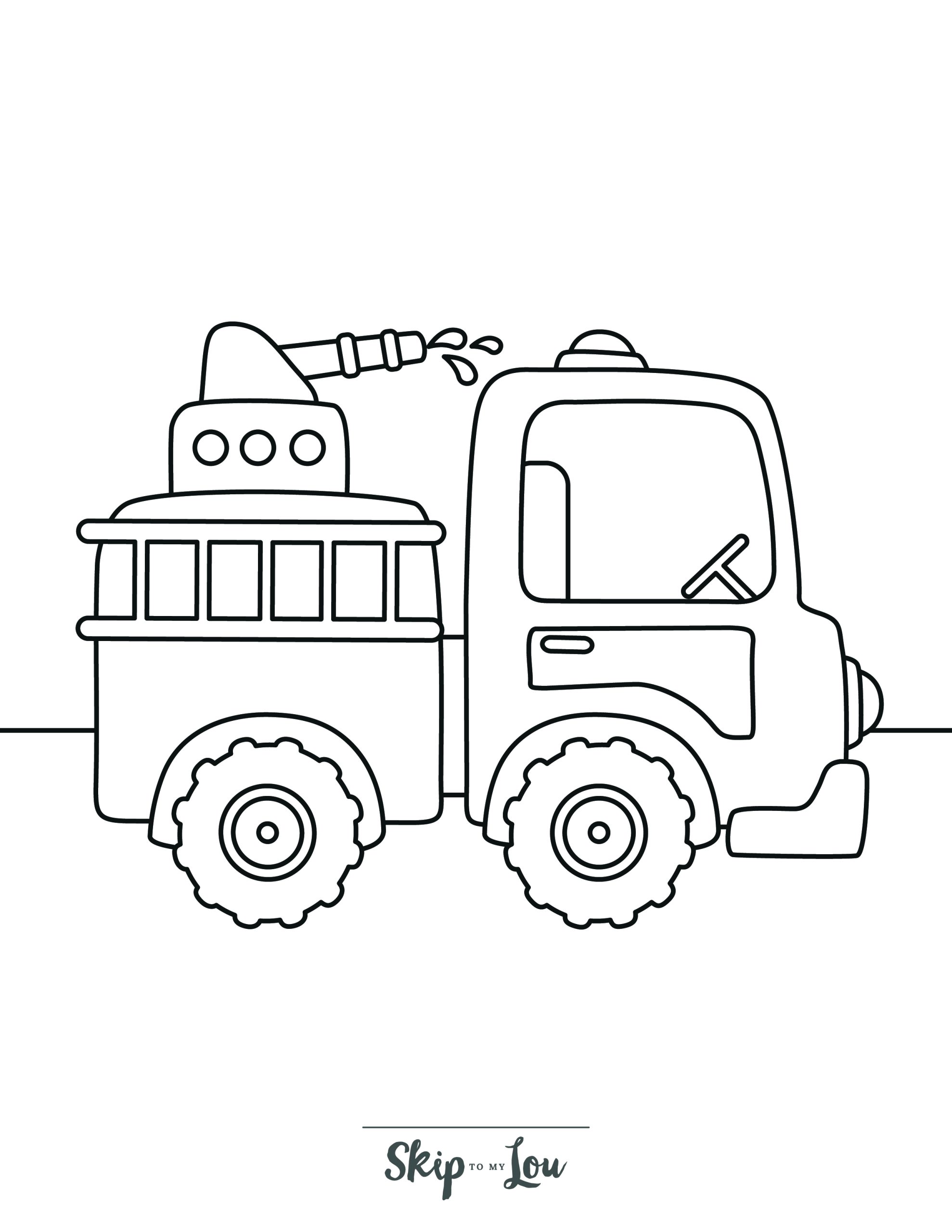 Get 85 Free Fire Truck Coloring Pages Ideas 27