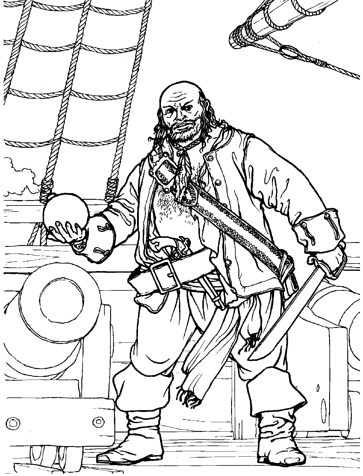 35 Coloring Pages Of Pirates 18