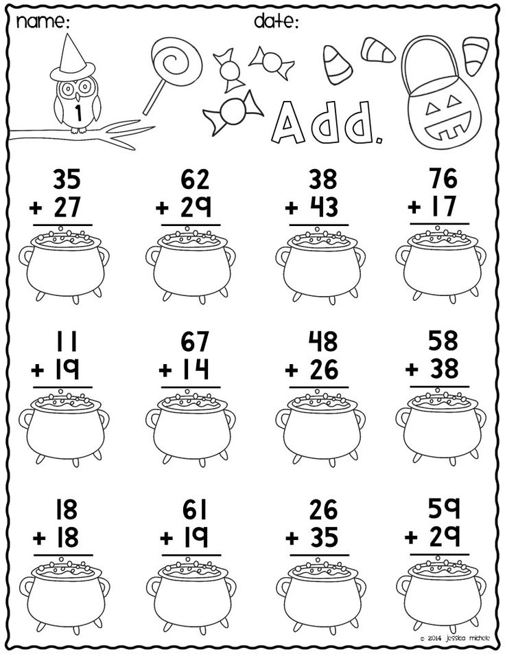 Save 60 Halloween Math Worksheets Ideas 38