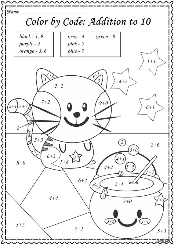 Save 60 Halloween Math Worksheets Ideas 40