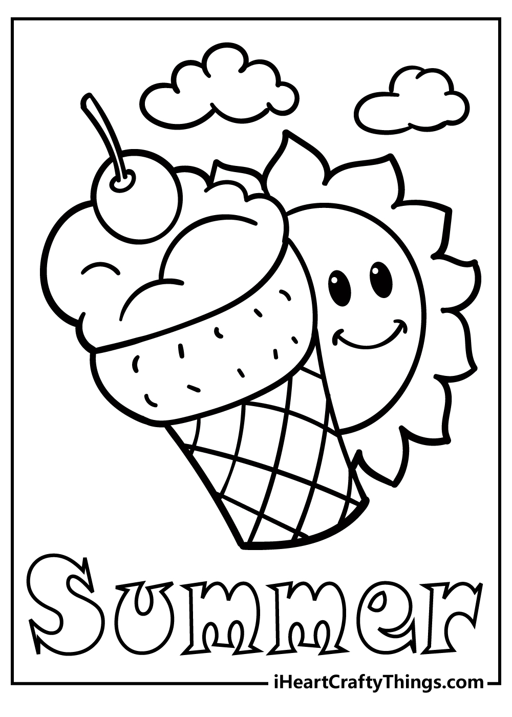 Save 60 Summer Coloring Pages For Preschool Ideas 20